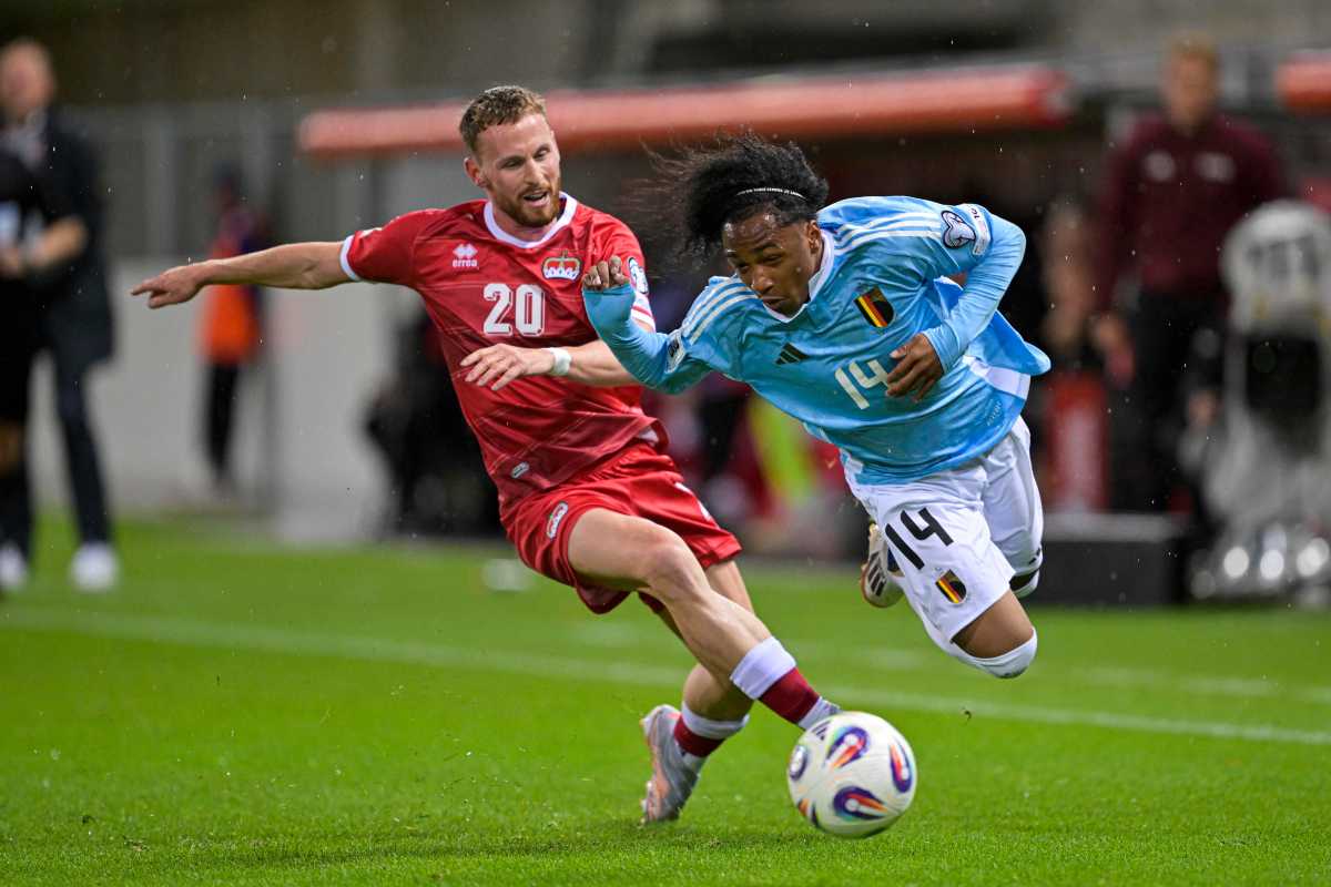 Malick Fofana con la maglia del Belgio