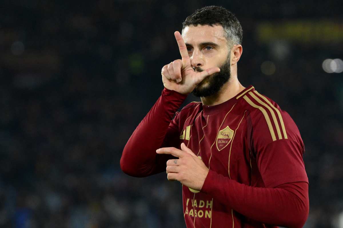 Hermoso con la maglia della Roma