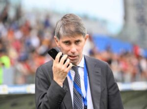 Il direttore sportivo della Roma Frederic Massara