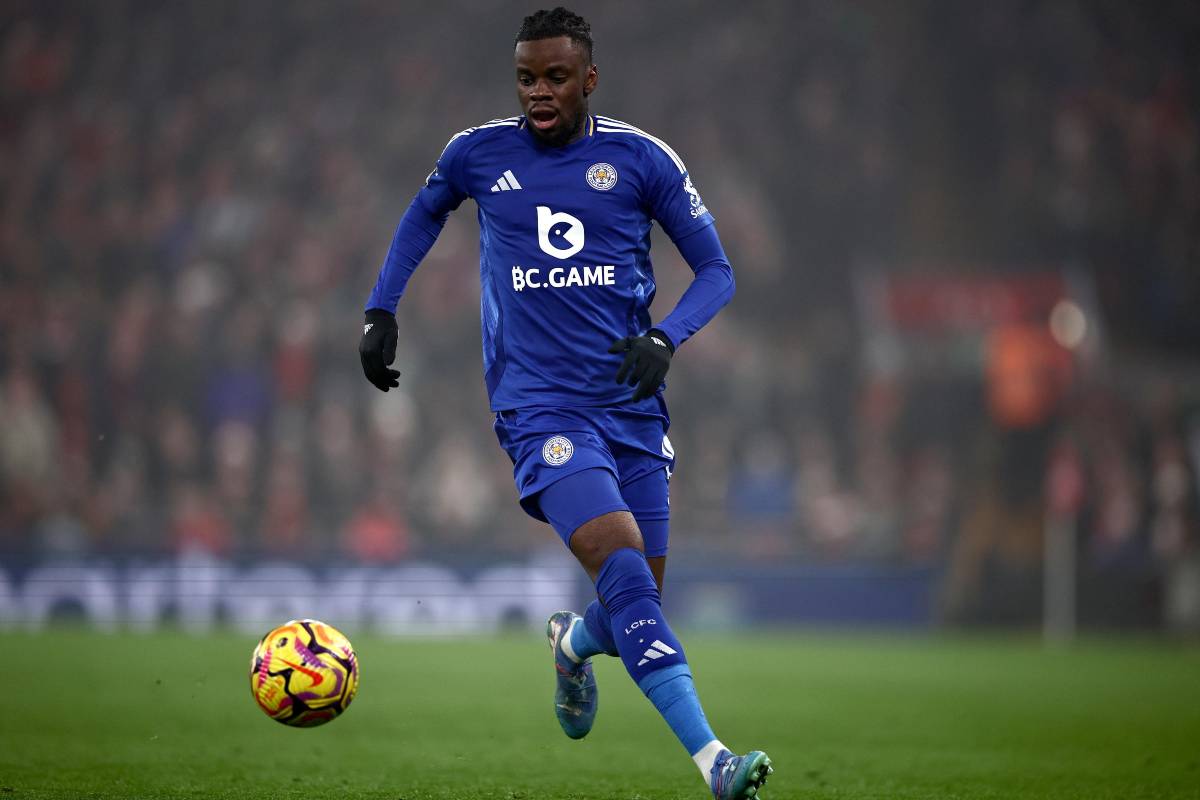 Mavididi con la maglia del Leicester 