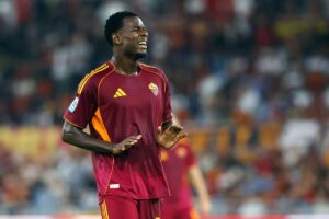 N'Dicka con la maglia della Roma