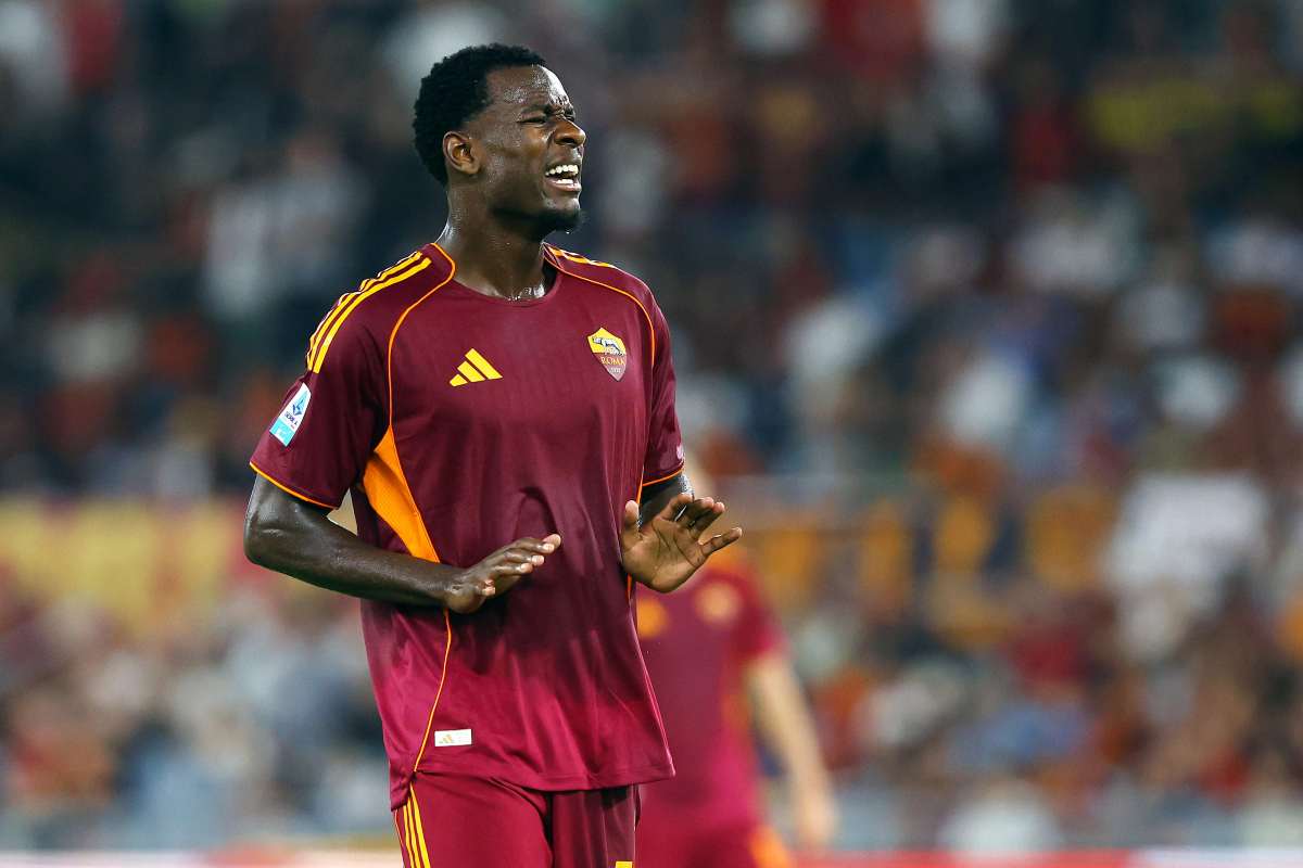 N'Dicka con la maglia della Roma