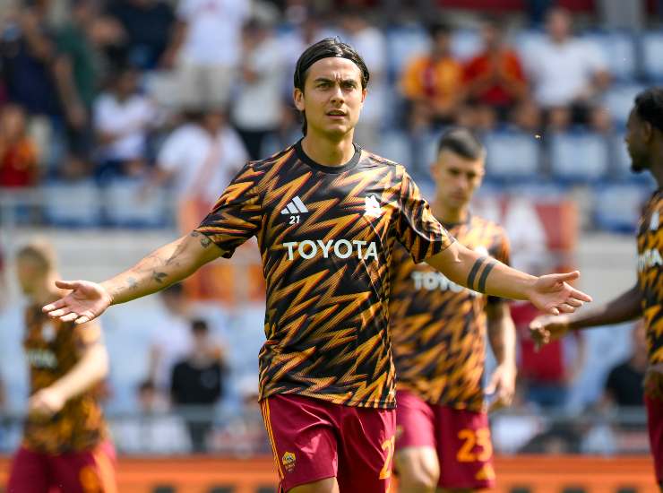 L'attaccante della Roma Paulo Dybala