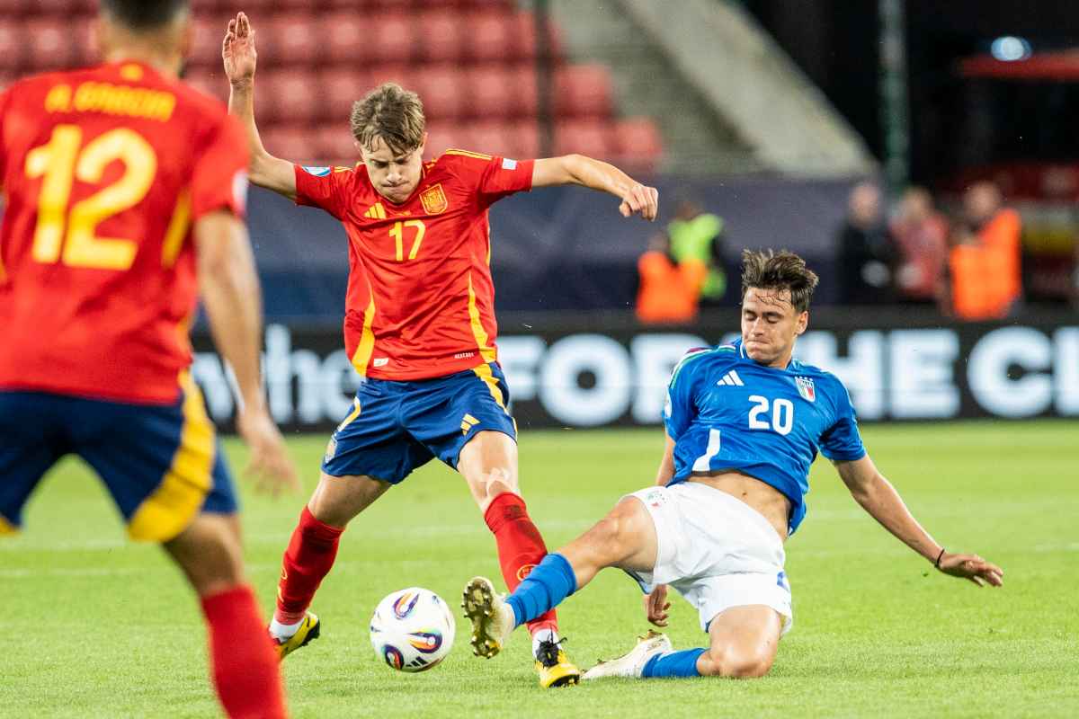 Pisilli con la maglia della Nazionale