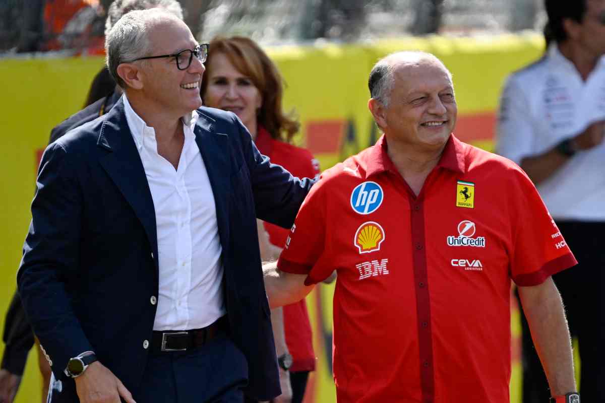 Vasseur abbracciato a Domenicali