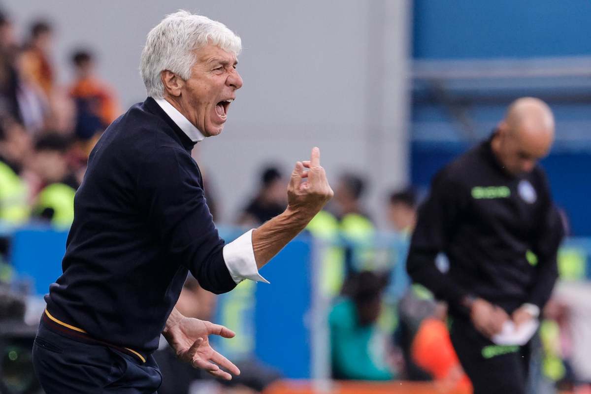 Gasperini urla alla squadra