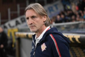 Davide Nicola concentrato prima di una partita