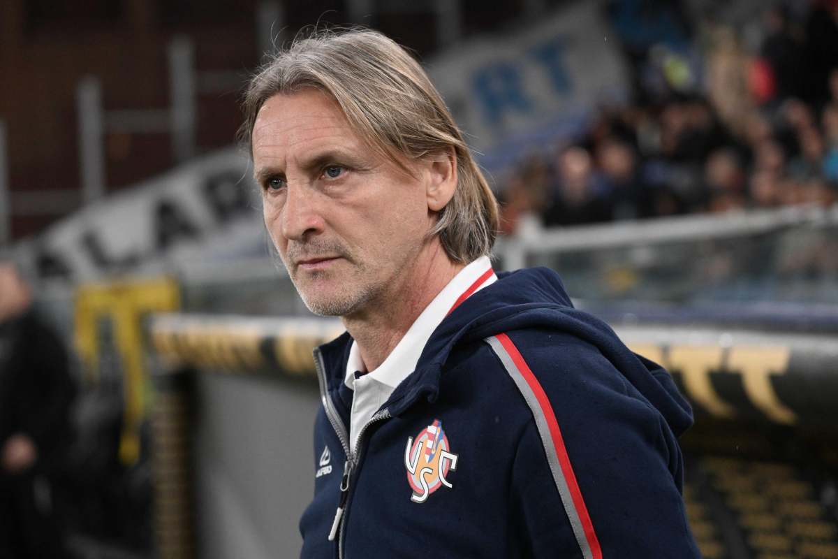 Davide Nicola concentrato prima di una partita