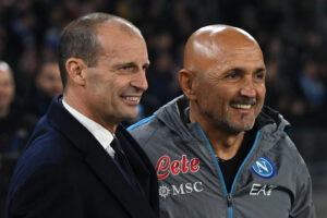 Spalletti e Allegri a bordo campo