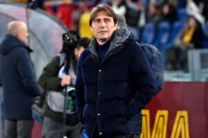 Antonio Conte durante Roma Napoli