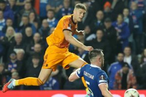 Dovbyk in azione contro i Rangers