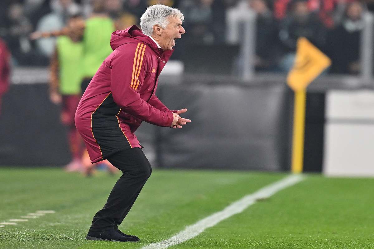 Gasperini si arrabbia in panchina