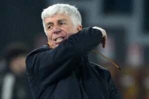 Gian Piero Gasperini sbraita in panchina