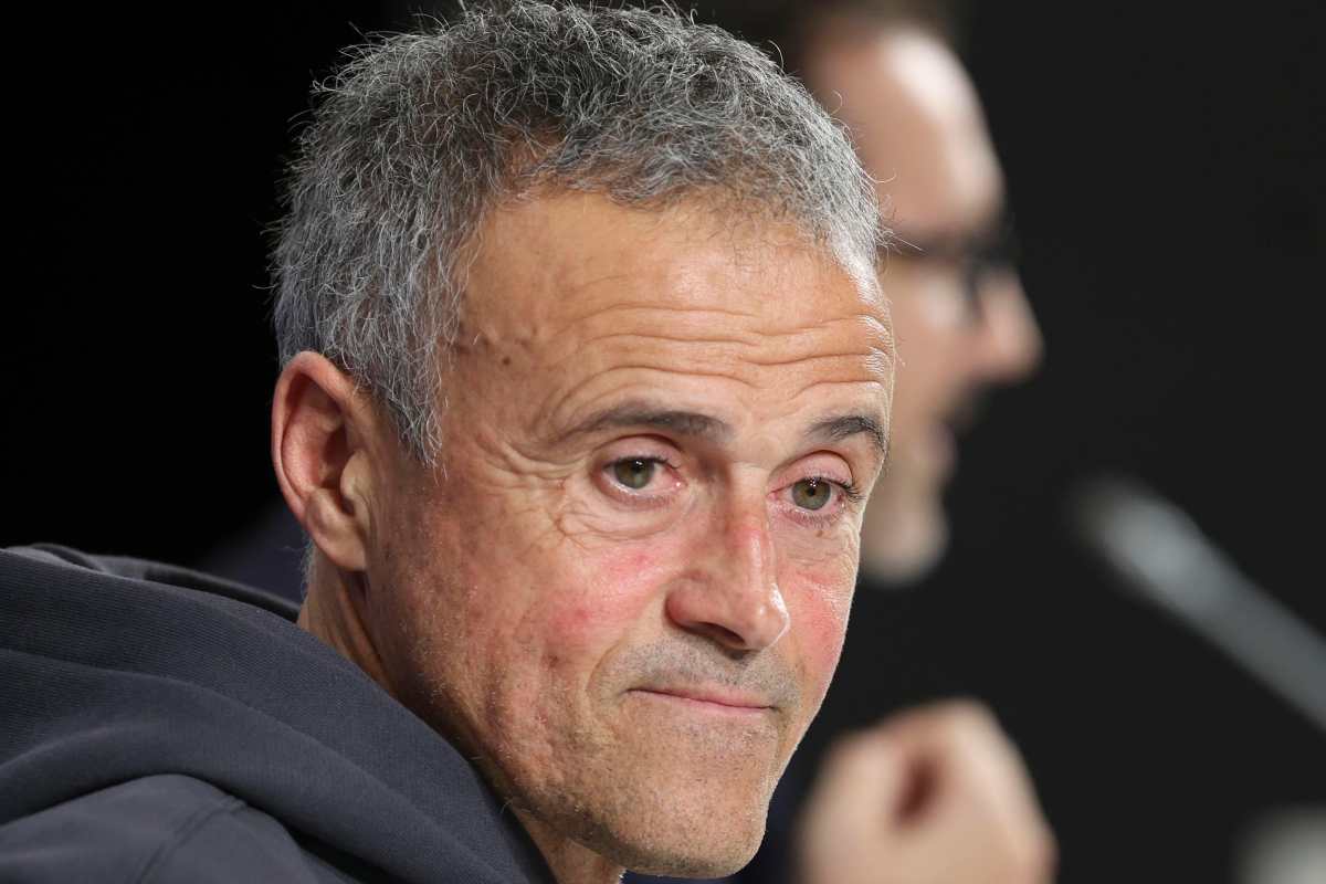 L'allenatore del PSG Luis Enrique