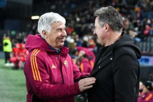 Gasperini e Runjaic si salutano