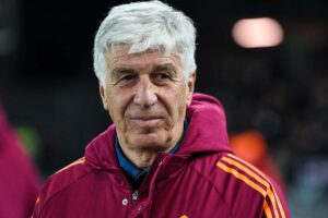 Gasperini sorride in panchina