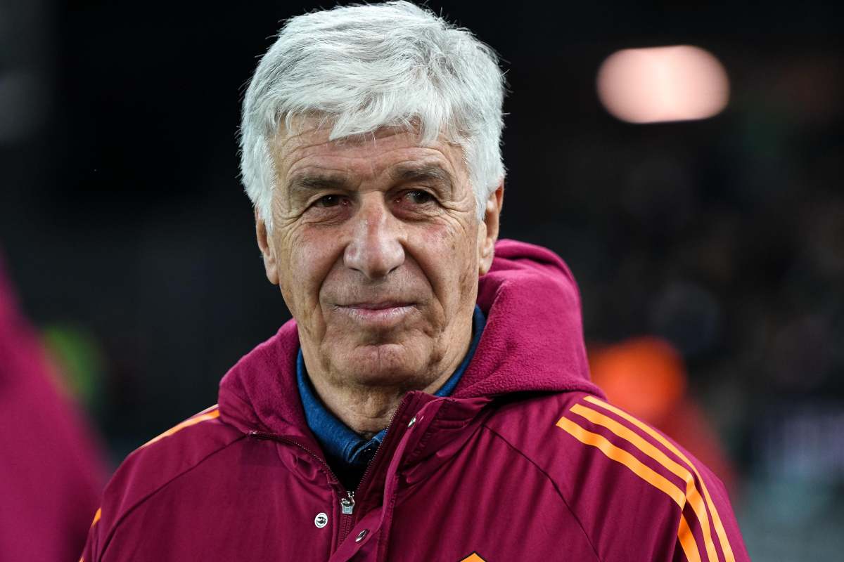 Gasperini sorride in panchina