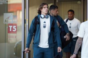 Calafiori in ritiro con la Nazionale