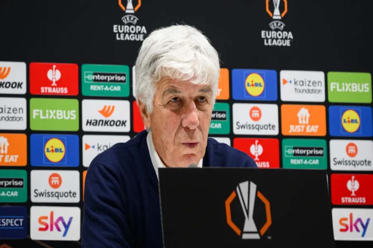 Gian Piero Gasperini in conferenza stampa